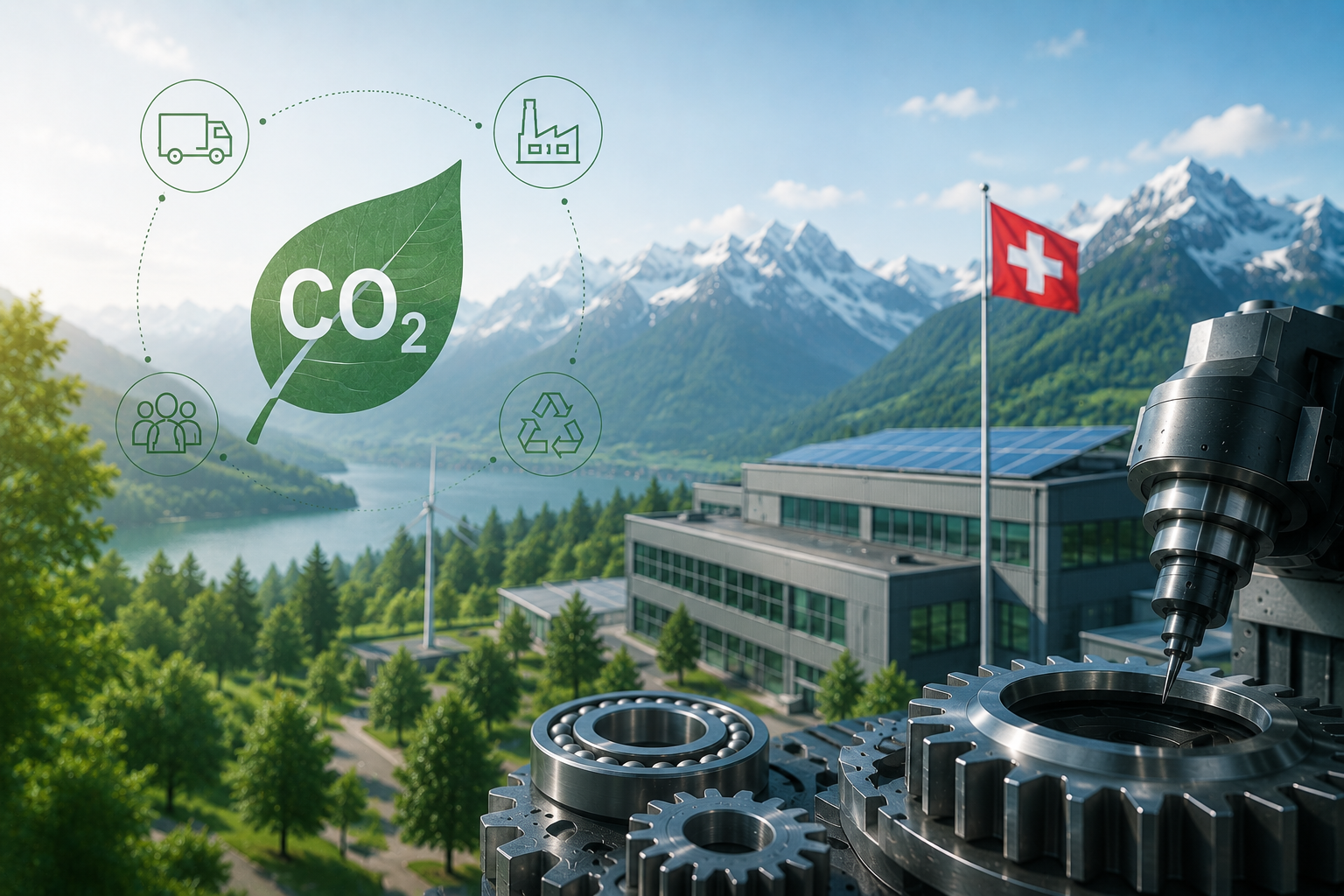 Die Umstellung auf eine CO₂-arme Lieferkette: Treiber, Barrieren und Strategien für KMUs im Schweizer Maschinenbau